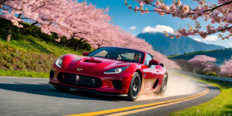 Revving Through Cherry Blossoms: Racing into Japan's Heartland